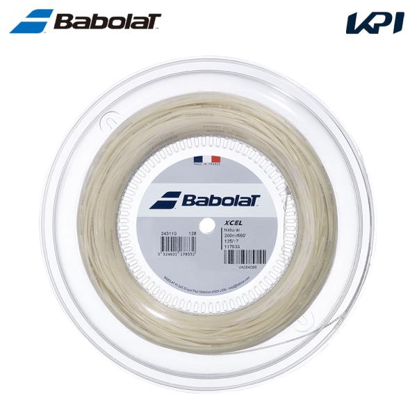 バボラ Babolat テニスガット・ストリング  XCEL エクセル 200mロール ロールガット...
