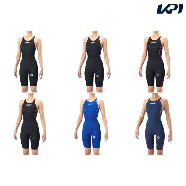 アリーナ ARENA 水泳水着 ジュニア   レーシングワンピーススパッツ オープンバック・ハーフレ...