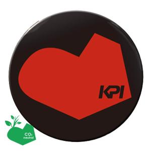 「SDGsプロジェクト」「365日出荷」KPI ケイピーアイ 「オリジナル缶バッジ ハート 100mm 」KPIオリジナル商品 『即日出荷』「KPI限定」｜sportsshop