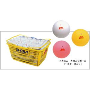 LUCENT（ルーセント） ソフトテニス用品 アカエムボールカゴポーター
