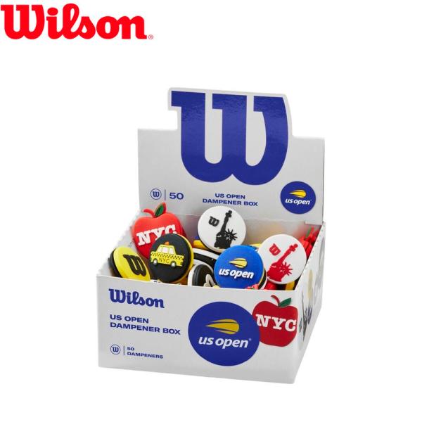 ウイルソン Wilson テニスアクセサリー  振動止め ダンプナー アソート50個入 USオープン...