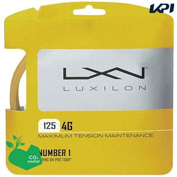 LUXILON ルキシロン 「LUXILON 4G 125　WRZ997110」硬式テニスストリング...