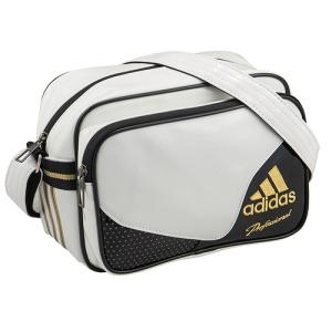 アディダス adidas ProfessionalエナメルショルダーS ddq50(ホワイト/ブラック/メタリックゴールド)｜sportswholesaler