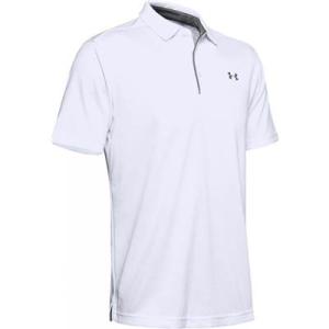 アンダーアーマー UAテックポロ メンズ ゴルフウェア ポロシャツ 半袖 ホワイト 1290140-100｜sportsx