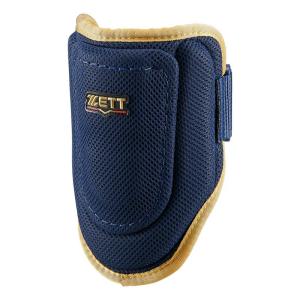 ZETT ゼット 打者用エルボーガード 左右兼用 野球 ネイビー×ゴールド BLL395-2982｜クレブスポーツ通販事業課