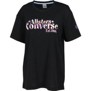 コンバース レディース Tシャツ 半袖 バスケットボール 吸汗速乾 ロゴ プリント CB332351...