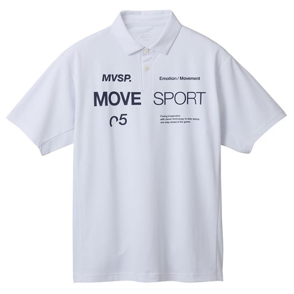 デサント ムーブスポーツ ポロシャツ メンズ SUNSCREEN ミニ鹿の子 オーセンティックロゴ ...