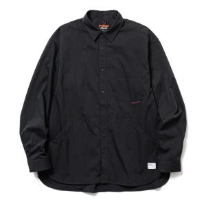 NANGA◇PLCエクスカーションシャツ/長袖シャツ/L/ポリエステル/GRN