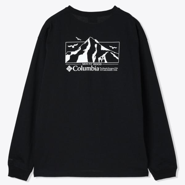 コロンビア 長袖Tシャツ メンズ ロマビスタグラフィックロングスリーブティー ブラック PM0764...