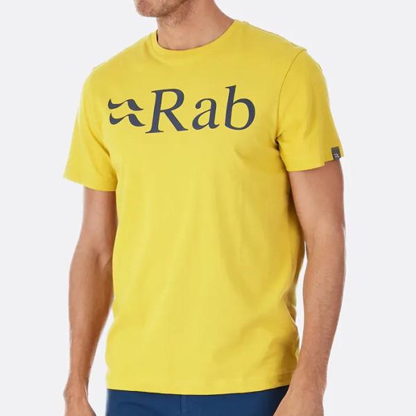 Rab ラブ Tシャツ 半袖 メンズ Stance Logo SS QCB08-Sulphur