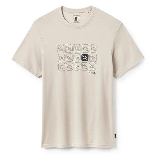 Rab ラブ クリンプリピートティー メンズ Tシャツ 半袖 Crimp Repeat Tee QC...