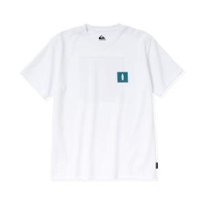 クイックシルバー ラッシュガード 半袖 メンズ ラッシュTシャツ PB IMPACT SS QLY231003-WHT｜sportsx