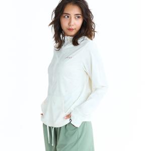 ロキシー ラッシュパーカー レディース 水陸両用 UVカットパーカー ジップラッシュフーディ AUROLA RLY261031-OWT