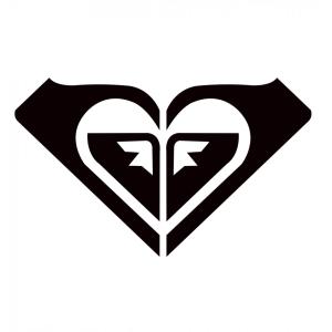 ROXY ロキシー 転写ステッカー ロゴ 黒 ROXY-C ROA215339-BLK