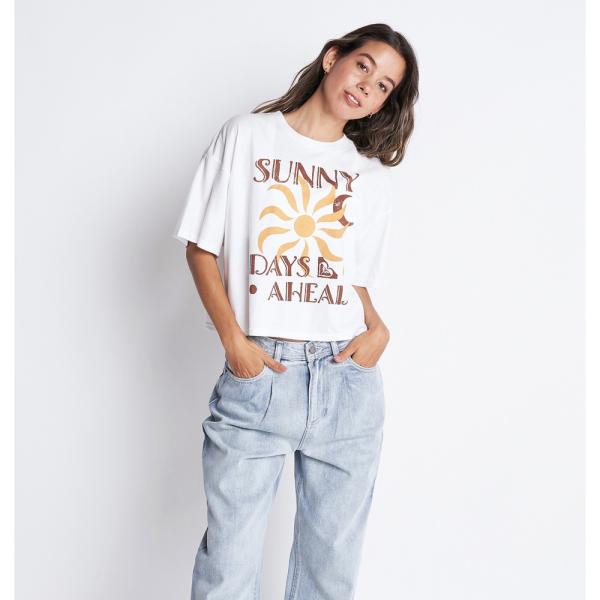 ROXY ロキシー Tシャツ レディース 半袖 クロップドTシャツ SUNNY DAYS AHEAD...