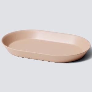 食器 楕円皿 イデアコ ウスモノ プレート18 オーバル皿 ideaco Tableware usumono plate18 oval ベージュ