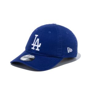 ニューエラ NEW ERA 帽子 キャップ 9TWENTY ウォッシュドコットン ロサンゼルス・ドジャース ダークロイヤル ホワイト 13562187 ユニセックス 24SP｜spotaka