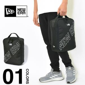 ニューエラ バッグ シューズケース NEW ERA シューケース メンズ レディース 17L プリント ロゴ 靴入れ 収納 軽量 コンパクト ブラック 黒 14108400｜spotcheck