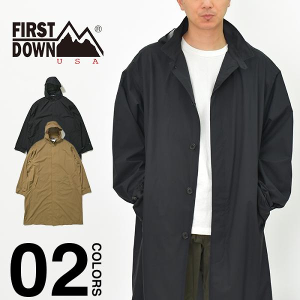 【セール】ファーストダウン コート メンズ FIRST DOWN CITY COAT PERTEX ...