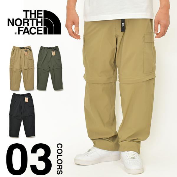ノースフェイス THE NORTH FACE 2WAY カーゴパンツ メンズ レディース ジップオフ...