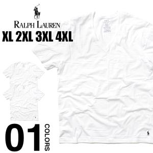 ラルフローレン Vネック Tシャツ メンズ レディース 大き...