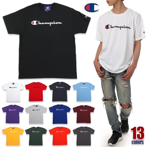 チャンピオン Tシャツ メンズ レディース CHAMPION ビッグT USAモデル ロゴ 半袖 T...