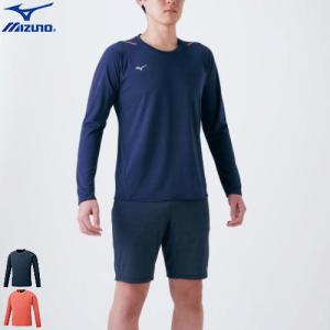 MIZUNO ミズノ トレーニングウェア 長袖シャツ  ロングスリーブシャツ メンズ 男性用 32MA0540　１枚までメール便OK 返品・交換不可｜spov