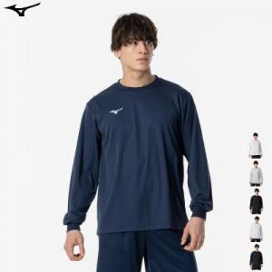 MIZUNO ミズノ  長袖シャツ ナビドライTシャツ 丸首 バレーボール ユニセックス 男女兼用  32MA1195【１枚までメール便OK】｜spov