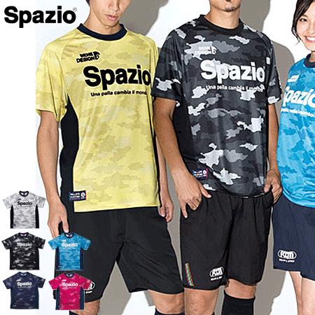 SPAZIO スパッツィオ  半袖ウェア  練習着 CAMUFFAMENTOプラクティスシャツ メン...