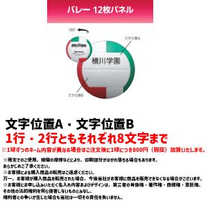 ネーム加工付 モルテン molten バレーボ...の詳細画像1