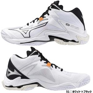 【即納】ミズノ バレーボールシューズ ミドルカ...の詳細画像1