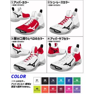 ミズノ バレーボールシューズ オーダーシューズ...の詳細画像1