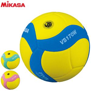 MIKASA（ミカサ） スマイルバレー5号 FIVB公認球 黄／青