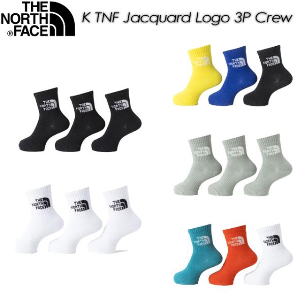 【THE NORTH FACE】 ノースフェイス 【K TNF Jacquard Logo 3P C...