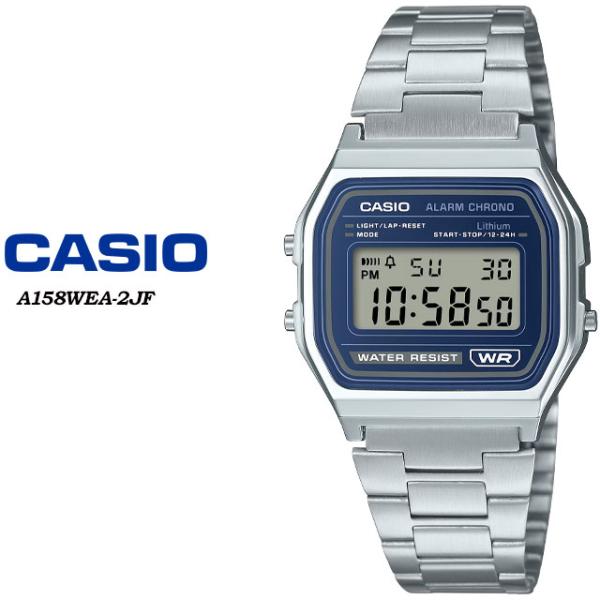 【CASIO】 カシオ CASIO CLASSIC A158WEA-2JF 腕時計 国内正規品