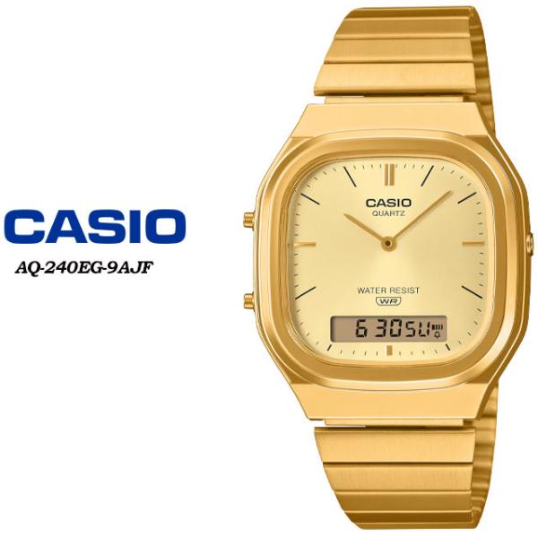 CASIO 【カシオ 】 CASIO CLASSIC AQ-240EG-9AJF 腕時計 国内正規品
