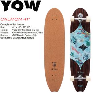 【YOW SURFSKATE】 ヤウ サーフスケート 【CALMON 41“ Surfskate Complete】 CHLOE CALMON コンプリート スケートボード スノーボード サーフィン