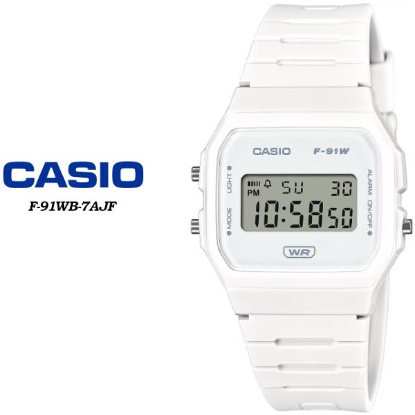 【CASIO】 カシオ CASIO CLASSICA F-91WB-7AJF 腕時計 国内正規品