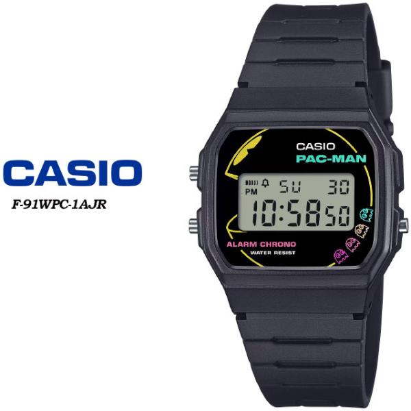 【CASIO】 カシオ CASIO CLASSIC 「パックマン」コラボレーションモデル F-91W...