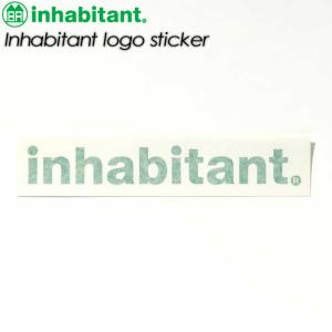 【inhabitant】 インハビタント 【Inhabitant sticker】ism22ac03 ステッカー