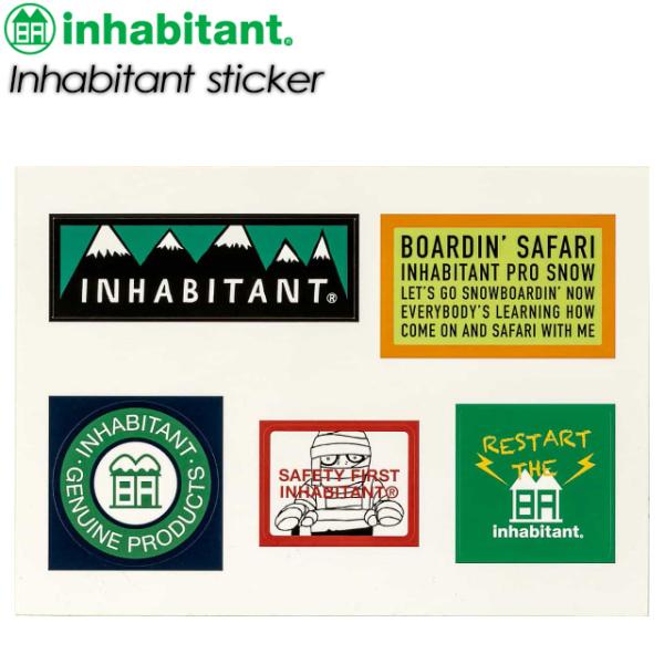【inhabitant】 インハビタント 【Inhabitant sticker】ism22sc05...