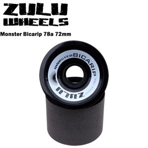 【Zulu Wheels】 ズールーウィール 【Monster Bicarip 78A 72mm】 モンスタービカリップ 78A 72mm スケートボード ウィール ロンスケ