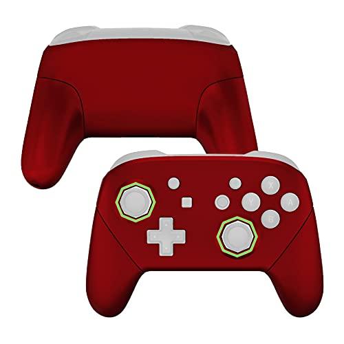 eXtremeRate スカーレットレッドフェイスプレートバックプレートハンドルカバー 八角形ゲート...