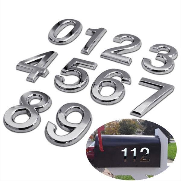 ドア番号タグ DIY 番号札 ナンバー プレート 住所番号 ルーム ホーム オフィス ホテル ステッ...