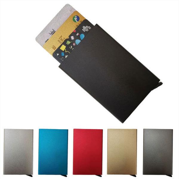 カードケース 磁気防止 スキミング防止 アルミ スライド式 クレジット カード入れ 送料無料
