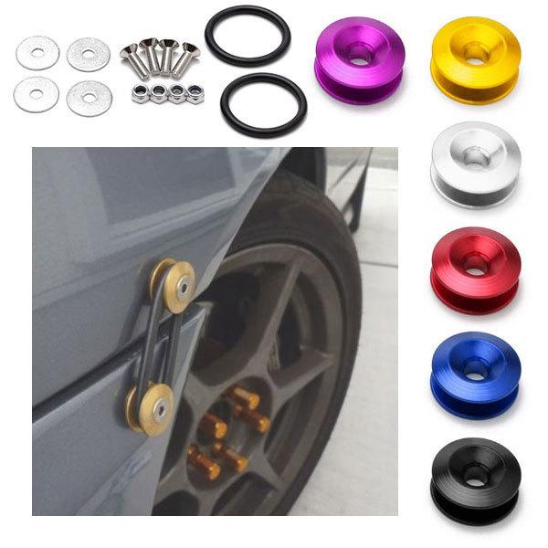 クイックリリース ファスナー エアロ バンパー jdm usdm M6 ボルト 同色 4個set 車...