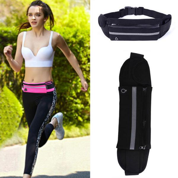 ランニングポーチ ウエストポーチ ボトルポーチ 小物入れ ウォーキング ジョギング スマホ ツーリン...