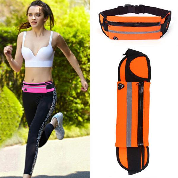 ランニングポーチ ウエストポーチ ボトルポーチ 小物入れ ウォーキング ジョギング スマホ ツーリン...