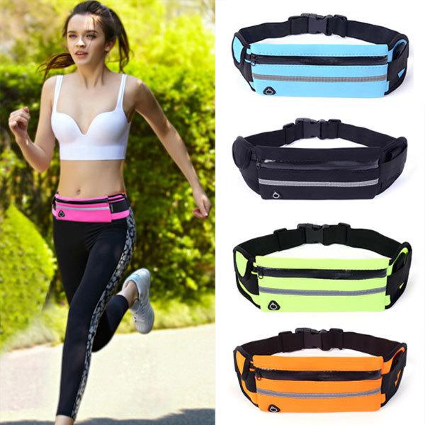 ランニングポーチ ウエストポーチ ボトルポーチ 小物入れ ウォーキング ジョギング スマホ ツーリン...