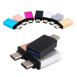 USB メス to type-c 変換アダプター 充電 コネクタ データ通信 アンドロイド スマホ アダプタ USB Type-A to Tyape-c 送料無料